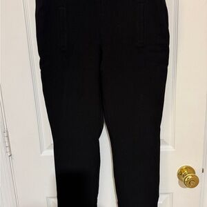 Chico's Black Ankle Ponte Knit Pants